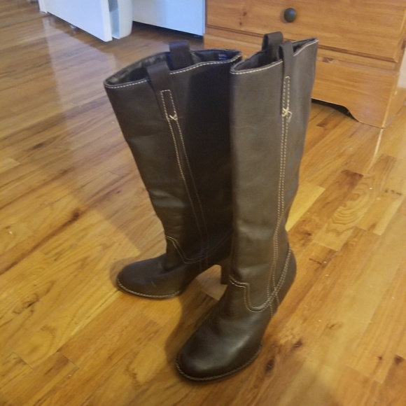 Aldo Shoes - Aldo Nania Leather Boots, Size 39